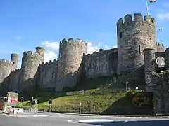 Le château de Conwy.