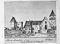 Copie de C. Pronk d'une représentation du château.