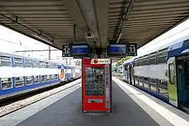 Vue des quais 11 et 12.