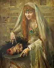Gertrud Eysoldt (de) en Salomé, Lovis Corinth