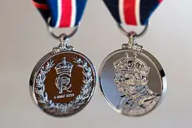 Médaille du couronnement de Charles III