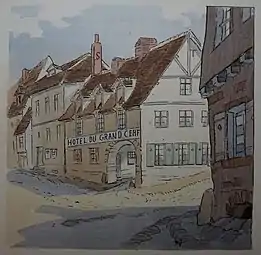 Illustration pour La Chambre bleue de Prosper Mérimée (1902).