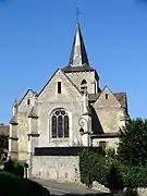 Chevet de l'église.