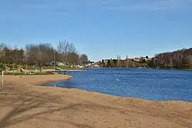 L'étang de Courtille à Guéret.