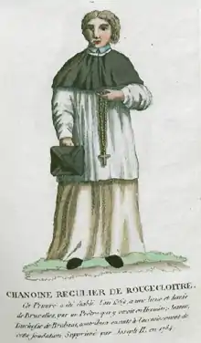 Chanoine régulier de l'abbaye du Rouge-Cloître