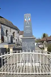 Le monument aux morts.
