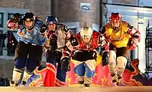 Les participantes lors d'une descente à l'édition 2011 à Québec