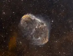 Version bicolore de NGC 6888 par Sascha Schüller.