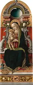 Vierge à l'Enfant trônant de Carlo Crivelli