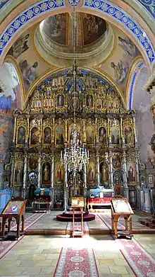L'iconostase de l'église Saint-Jean-Baptiste de Vrdnik.