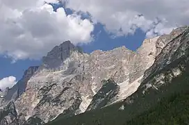 La Croda Marcora et la Punta dei Ross.