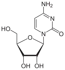 structure chimique de la cytidine