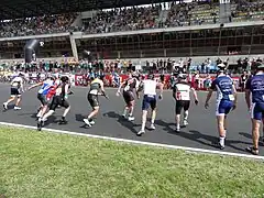 Départ type 24 heures du Mans (24 H du mans vélo 2017)
