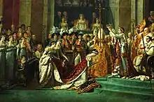 Auguste Laurent de Rémusat est représenté sur le tableau du "Sacre de Napoléon" de David (4e en partant de la gauche, rang du haut)