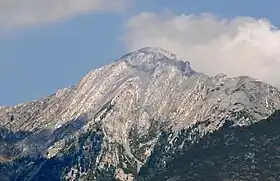 Vue du versant sud-ouest.