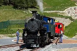 Plaque tournante d'Oberwald en 2010.
