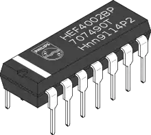 C.I. CMOS 4002 (DIP14)