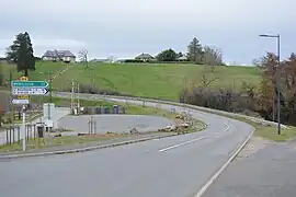 La route départementale 6 vers Montluçon