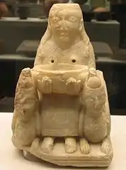 Dame de Galera datant du VIIe siècle av. J.-C. et exposée au musée archéologique national de Madrid.