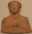Figurine issue de la nécropole de Puig des Molins, IIIe siècle av. J.-C.