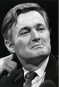 Piet Dankert, président du Parlement européen, du 19 janvier 1982 au 24 juillet 1984.