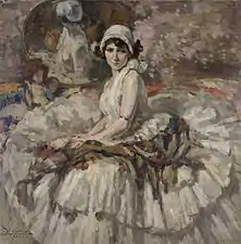 Danseuse au repos, ca 1915