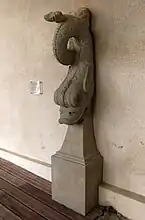 Dauphin en grès (XVIIe siècle).