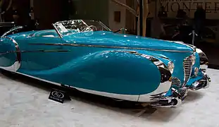 La Delahaye 175S Roadster, imaginée par le carrossier Jacques Saoutchik en 1949