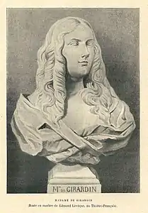 Mme de Girardin, Paris, Comédie-Française. Héliogravure d'après l'œuvre de Lévêque.