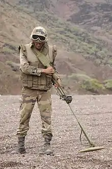 Démineur dans le désert