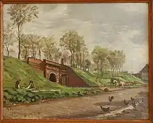 La porte du quai à Arras 1883 Musée des Beaux-Arts d'Arras