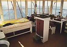 DesolationPeakBed.jpgInterior of Desolation Peak Lookout, with Bed and Firefinder.