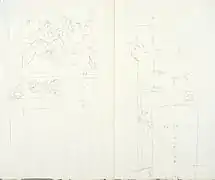 Décors du Vestibule Supérieur. Stockholm, NMH CC 1074.