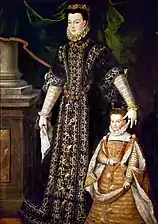 Diane d'Andouins et sa fille Catherine (1565), musée basque et de l'Histoire de Bayonne.