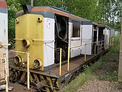 BB 62418 en livrée VFLI avec un 3e phare frontal.