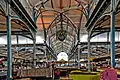Vue intérieure des halles