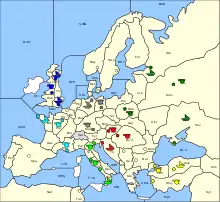 Modèle de carte du jeu Diplomatie