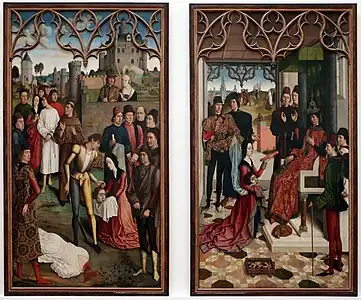 Dieric Bouts et atelier, La Justice de l'empereur Otton, vers 1471-1482, Musée Oldmasters, Bruxelles.
