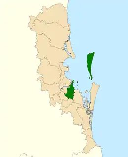 Carte de la circonscription.