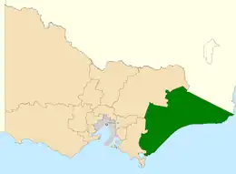 Carte de la circonscription.