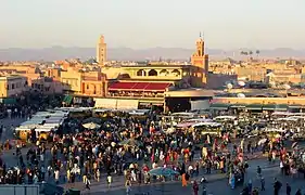 Place Jemaa el-Fna.