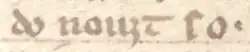 ‹&nbsp;do nouȝt so&nbsp;› dans The romance of Guy of Warwick dans le manuscript d’Auchinleck de c. 1370.