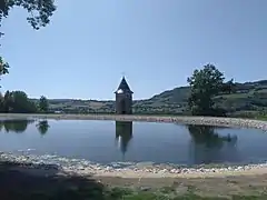 L'étang du domaine.