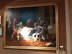 Tableau « Louis XVI donnant ses instructions à Lapérouse »