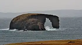 Vue de l'îlot, le 21 avril 2017.