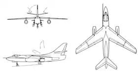 vue en plan de l’avion