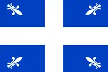 Drapeau du Québec en 1948.