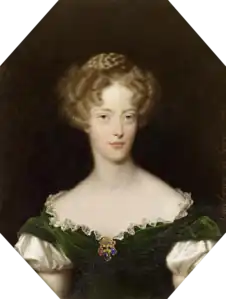Marie-Caroline de Bourbon, duchesse de Berry, 1827, localisation inconnue.