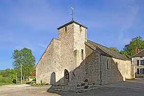 Façade et clocher-porche au nord.