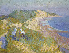 Dunes et mer en Zoutelande, 1907, musée municipal de La Haye.